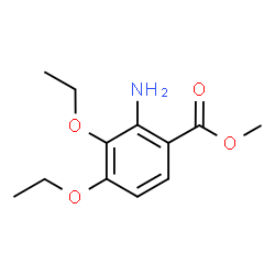 Methyl 2-amino-3,4-diethoxybenzoate结构式