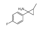 1-(4-氟苯基)-2-甲基环丙胺结构式