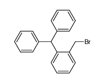 2-Brommethyl-triphenylmethan Structure
