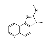 3-Methyl-2-dimethylamino-imidazo[4,5-f]quinoline结构式