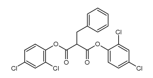 Bis(2,4-dichlorophenyl)benzylmalonate结构式