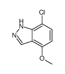 7-chloro-4-methoxy-1H-indazole结构式