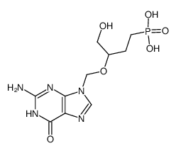 [3-[(2-amino-6-oxo-3H-purin-9-yl)methoxy]-4-hydroxy-butyl]phosphonic a cid picture