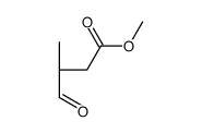 methyl (3S)-3-methyl-4-oxobutanoate结构式