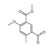 Methyl 2-methoxy-4-methyl-5-nitrobenzoate structure