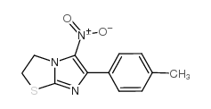 2,3Dihydro-5-nitro-6-p-tolylimidazo(2,1-b)thiazole结构式