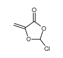 2-chloro-5-methylene-1,3-dioxolan-4-one Structure
