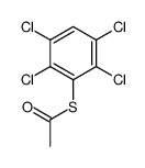 S-(2,3,5,6-tetrachlorophenyl) ethanethioate结构式