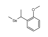 (1-(2-methoxyphenyl)ethyl)(methyl)selane Structure