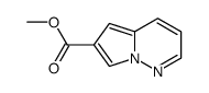 Methyl H-pyrrolo[1,2-b]pyridazine-6-carboxylate Structure