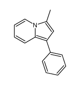 3-methyl-1-phenyl-indolizine Structure