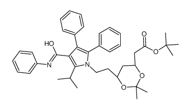 Defluoro Atorvastatin Acetonide tert-Butyl Ester structure