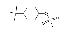 methanesulfonic acid 4-tert-butyl-cyclohexyl ester Structure