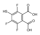 3,4,6-trifluoro-5-sulfanylphthalic acid结构式