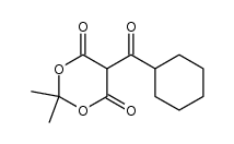 cyclohexanecarbonyl Meldrum's acid Structure