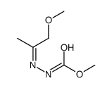 methyl N-(1-methoxypropan-2-ylideneamino)carbamate Structure