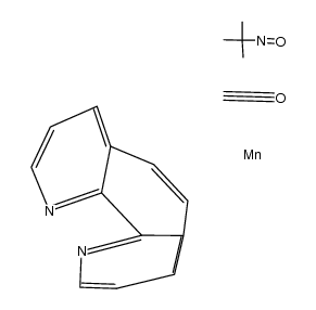 (t-Bu)N(O)Mn(CO)3(1,10-phenanthroline)结构式