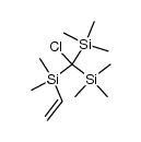 chloro[dimethyl(vinyl)silyl]bis(trimethylsilyl)methane结构式