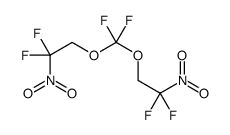 2-[(2,2-difluoro-2-nitroethoxy)-difluoromethoxy]-1,1-difluoro-1-nitroethane结构式