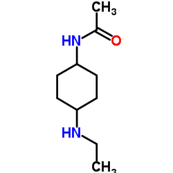 N-[4-(Ethylamino)cyclohexyl]acetamide结构式