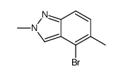 4-Bromo-2,5-dimethyl-2H-indazole Structure