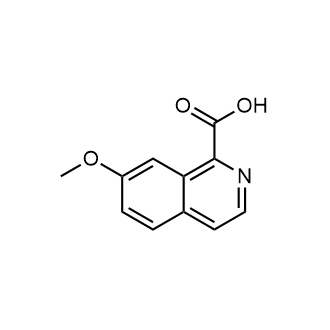 7-Methoxyisoquinoline-1-carboxylicacid Structure