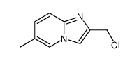 2-(CHLOROMETHYL)-6-METHYLIMIDAZO[1,2-A]PYRIDINE HYDROCHLORIDE structure