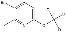 3-Bromo-2-methyl-6-(methoxy-d3)pyridine图片