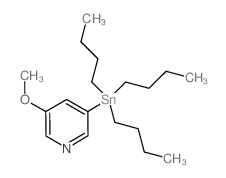 5-Methoxy-3-(tributylstannyl)pyridine Structure
