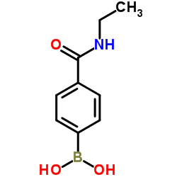 [4-(Methylcarbamoyl)phenyl]boronic acid structure