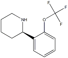 (R)-2-(2-(trifluoromethoxy)phenyl)piperidine结构式