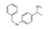 (R)-1-(4-(benzylselanyl)phenyl)ethanamine结构式