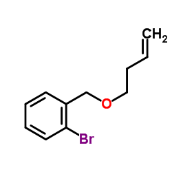 1-Bromo-2-[(3-buten-1-yloxy)methyl]benzene结构式