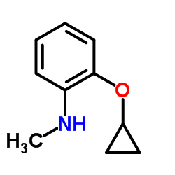 2-(Cyclopropyloxy)-N-methylaniline Structure