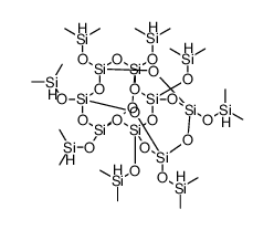 二甲基硅烷基笼形聚倍半硅氧烷结构式