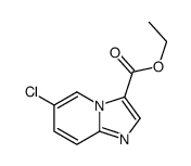 6-氯咪唑并[1,2-A]吡啶-3-羧酸乙酯结构式