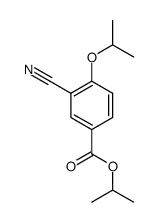 3-氰基-4-异丙氧基苯甲酸异丙酯结构式