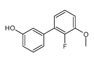 3-(2-fluoro-3-methoxyphenyl)phenol结构式