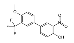 4-[4-methoxy-3-(trifluoromethyl)phenyl]-2-nitrophenol Structure