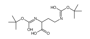 2,4-BIS-TERT-BUTOXYCARBONYLAMINO-BUTYRIC ACID structure