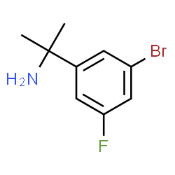 2-(3-bromo-5-fluorophenyl)propan-2-amine hydrochloride structure