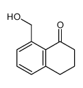 8-(hydroxymethyl)-3,4-dihydro-2H-naphthalen-1-one Structure