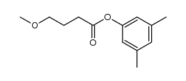 3,5-dimethylphenyl 4-methoxybutyrate结构式