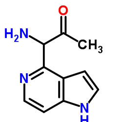 2-Propanone, 1-amino-1-(1H-pyrrolo[3,2-c]pyridin-4-yl)- structure