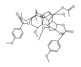 3-O-Anisoyljesaconitine结构式