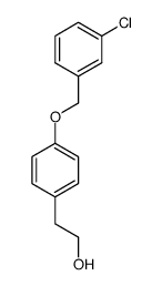 2-(4-((3-chlorobenzyl)oxy)phenyl)ethan-1-ol Structure