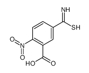 2-nitro-5-thiocarbamylbenzoic acid结构式