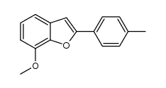 7-methoxy-2-(4-methylphenyl)benzofuran结构式