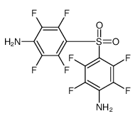 4-(4-amino-2,3,5,6-tetrafluorophenyl)sulfonyl-2,3,5,6-tetrafluoroaniline结构式