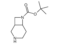 tert-butyl (1R,6R)-4,8-diazabicyclo[4.2.0]octane-8-carboxylate Structure